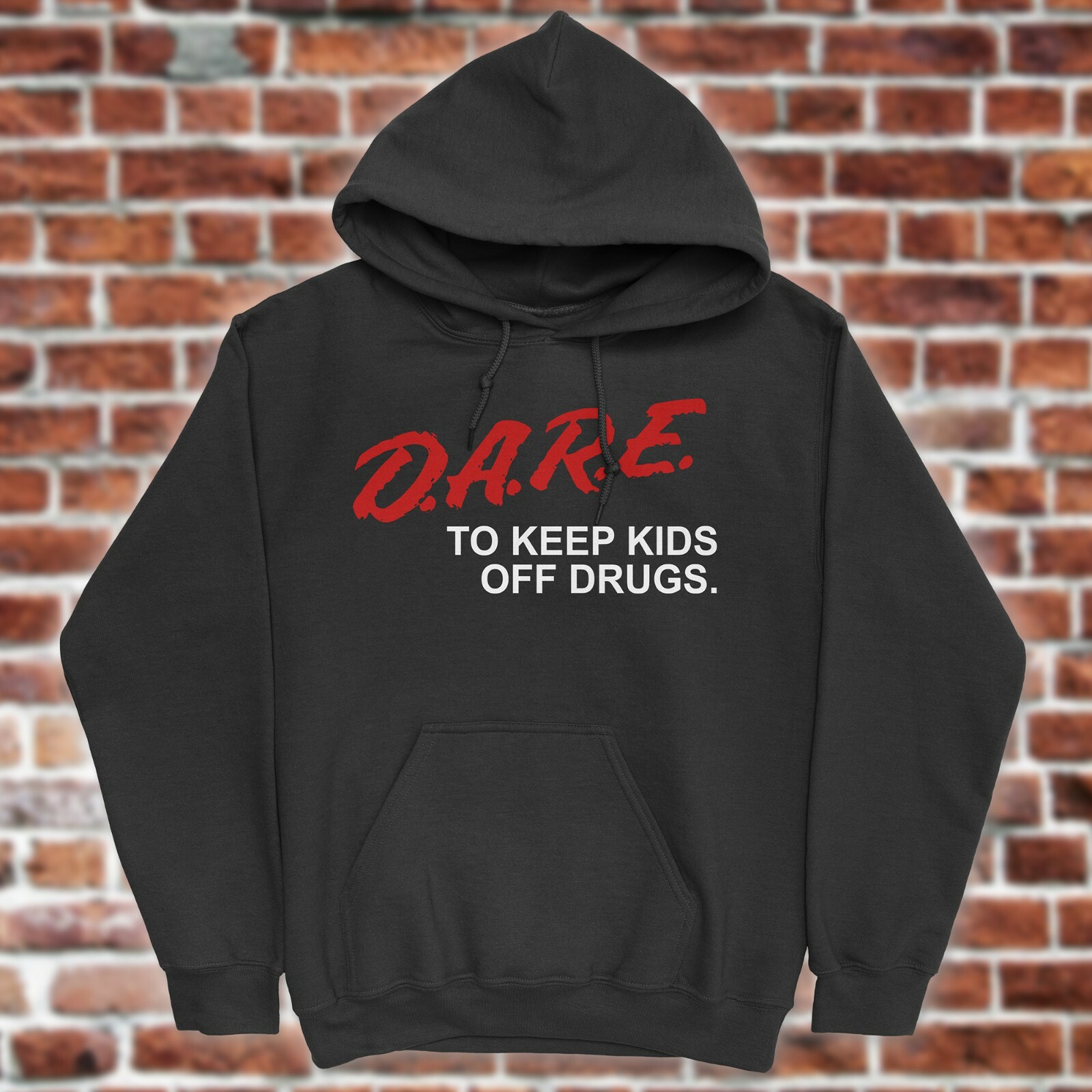 DARE Hoodie | retro D.A.R.E. hooded sweatshirt | 90s vintage style FREE SHIPPING