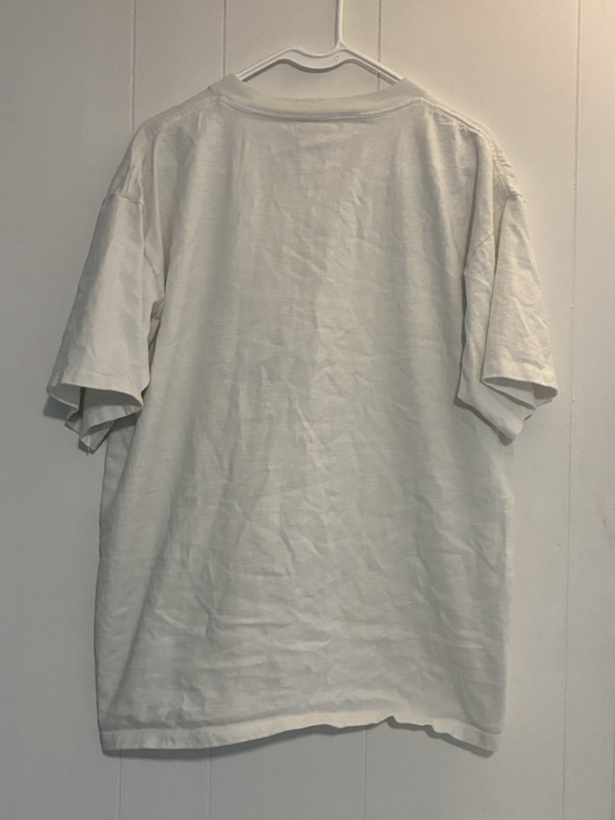 Vintage Oneita T-Shirt 100% Cotton Heavyweight Embroidered Madeira Design