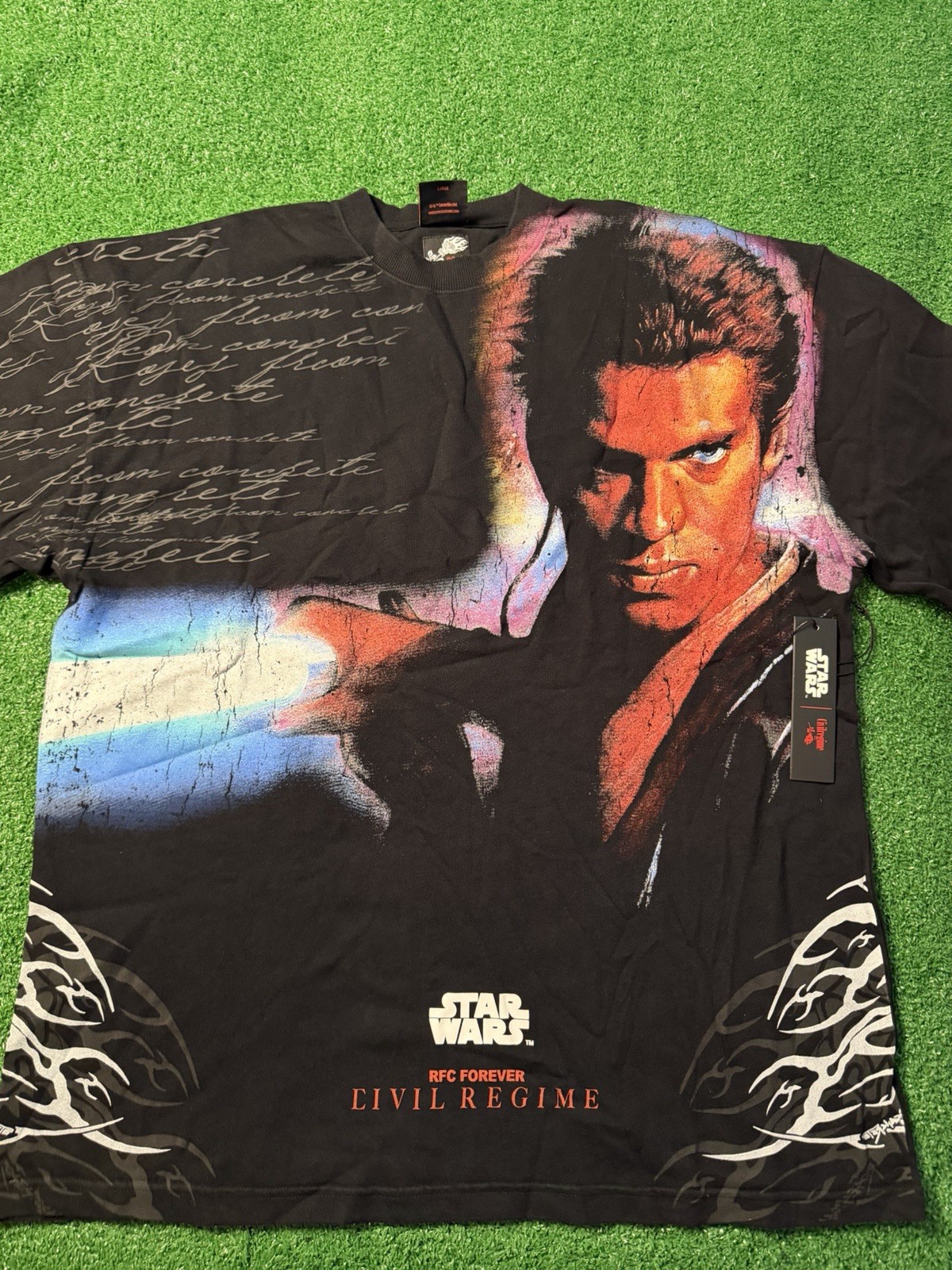 Civil Regime x Star Wars Anakin Skywalker Shirt – Size Men’s Large Oversized NWT