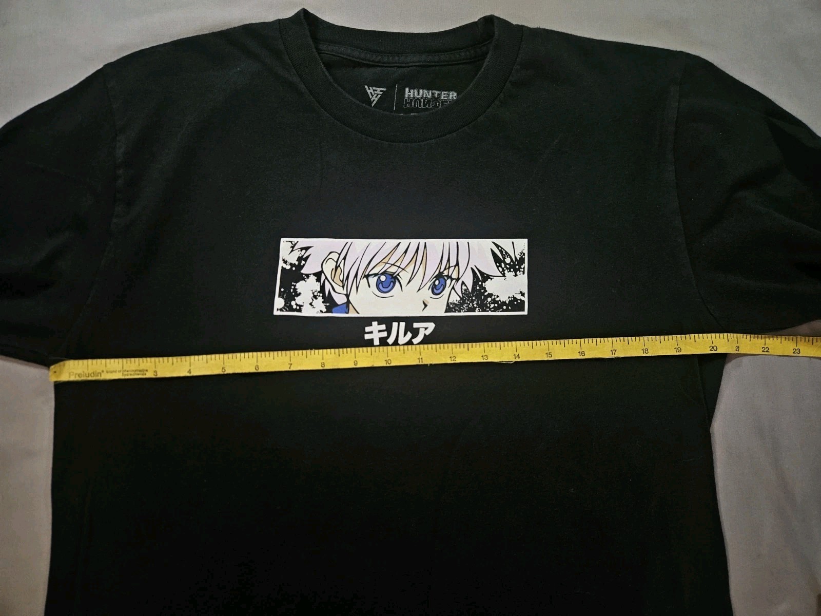 Hypland Hunter × Hunter Killua Eye Men’s M Long Sleeve T-shirt Black Anime