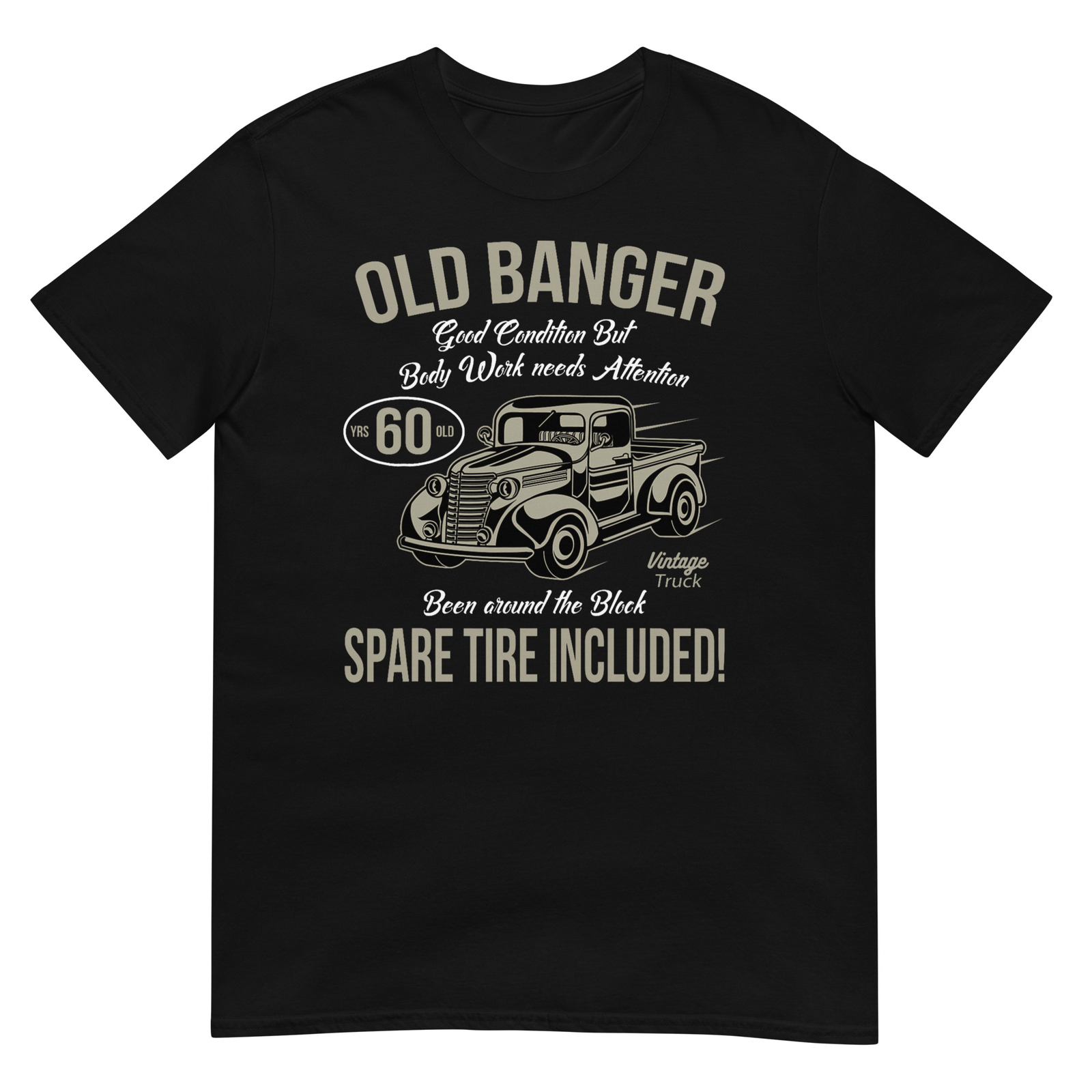 60th Birthday Vintage Old Banger 60 Years Old Men Gift Retro T-Shirt