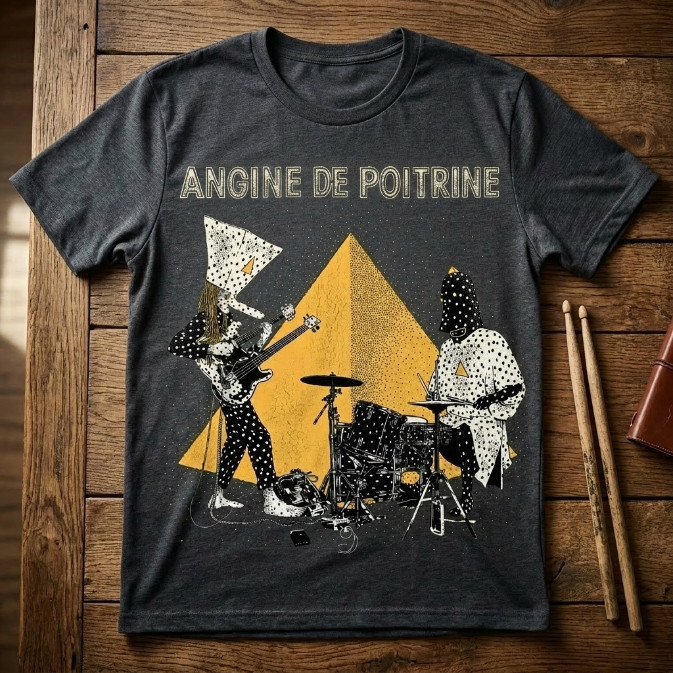 Angine de Poitrine Band Vintage Music T-Shirt TA79