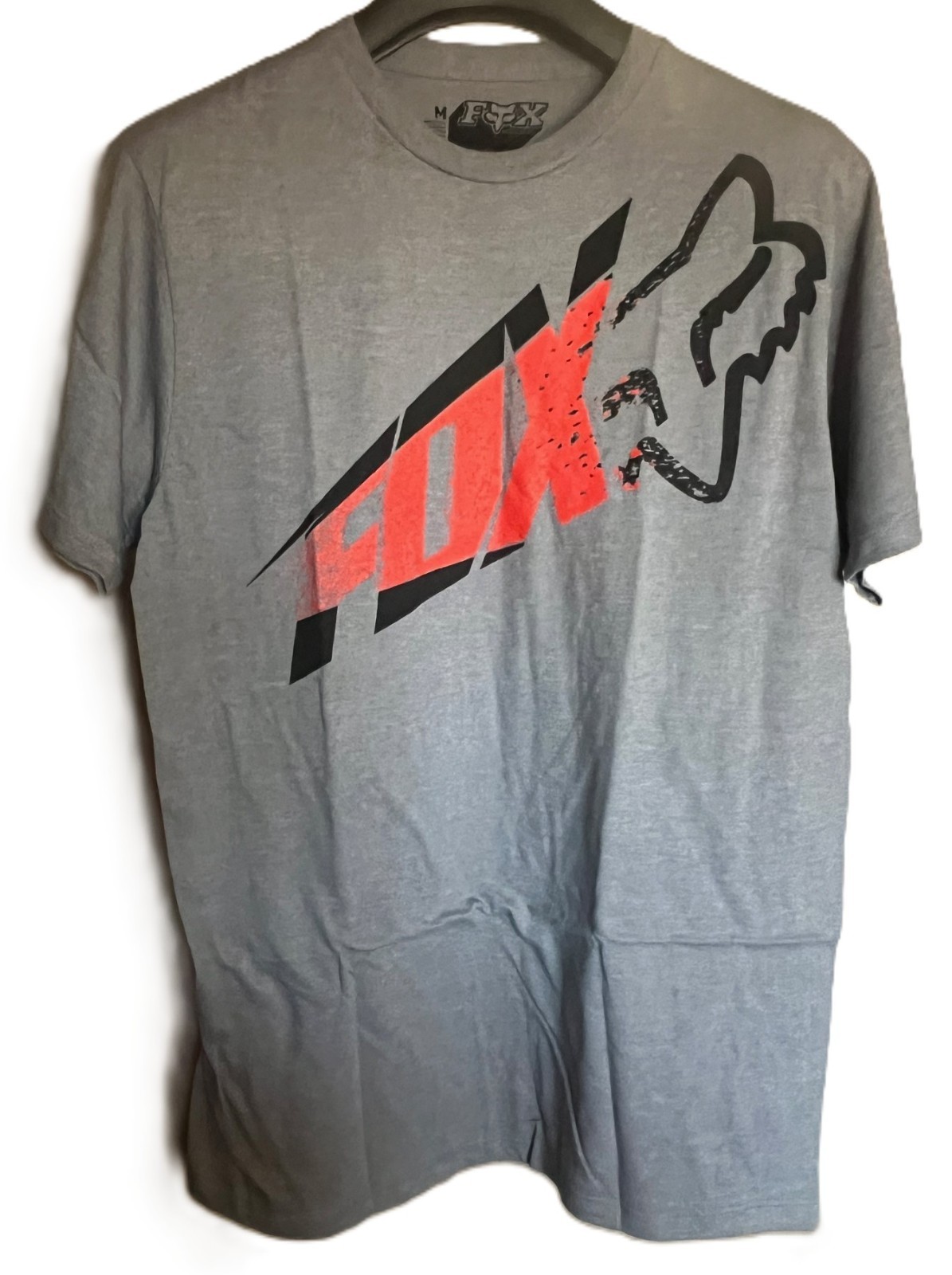 Fox Racing Frequence Tee Grey Motorcycle MX Logo T-Shirt Adult Size Medium