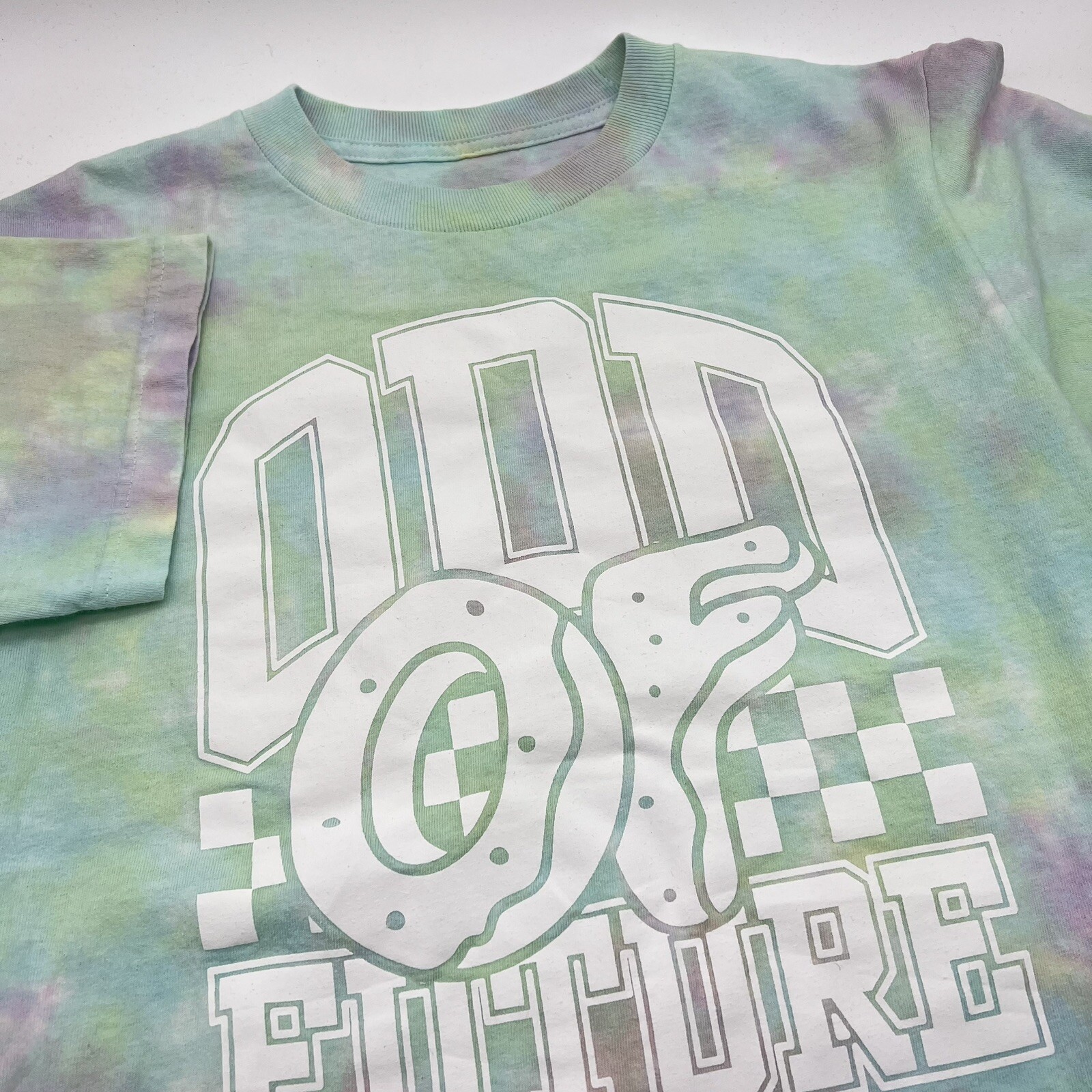 Odd Future Mens Tie Dye Shirt Mens Size Small Green Purple
