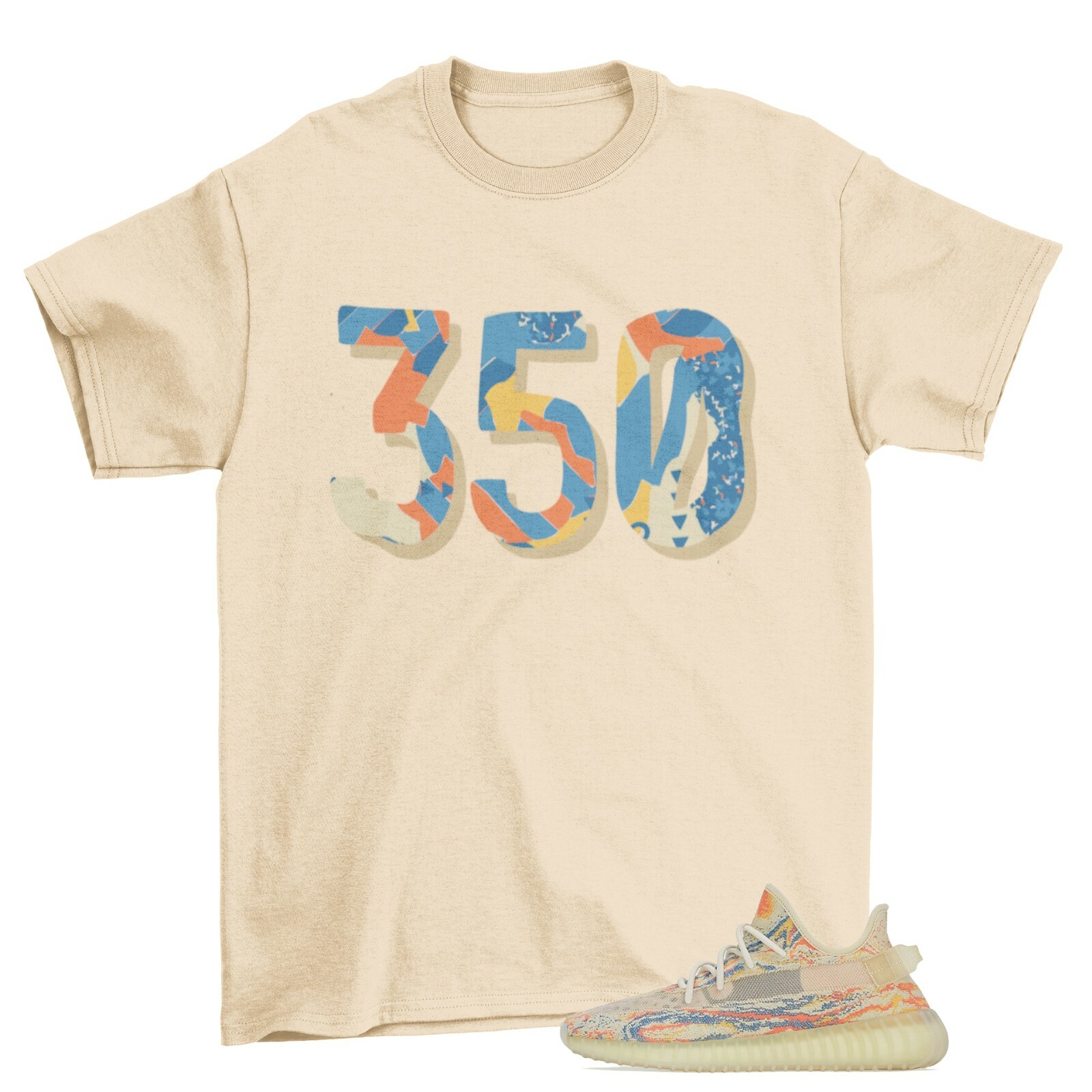 350 Pattern Sneaker Shirt to Match Yeezy Boost 350 v2 MX Oat