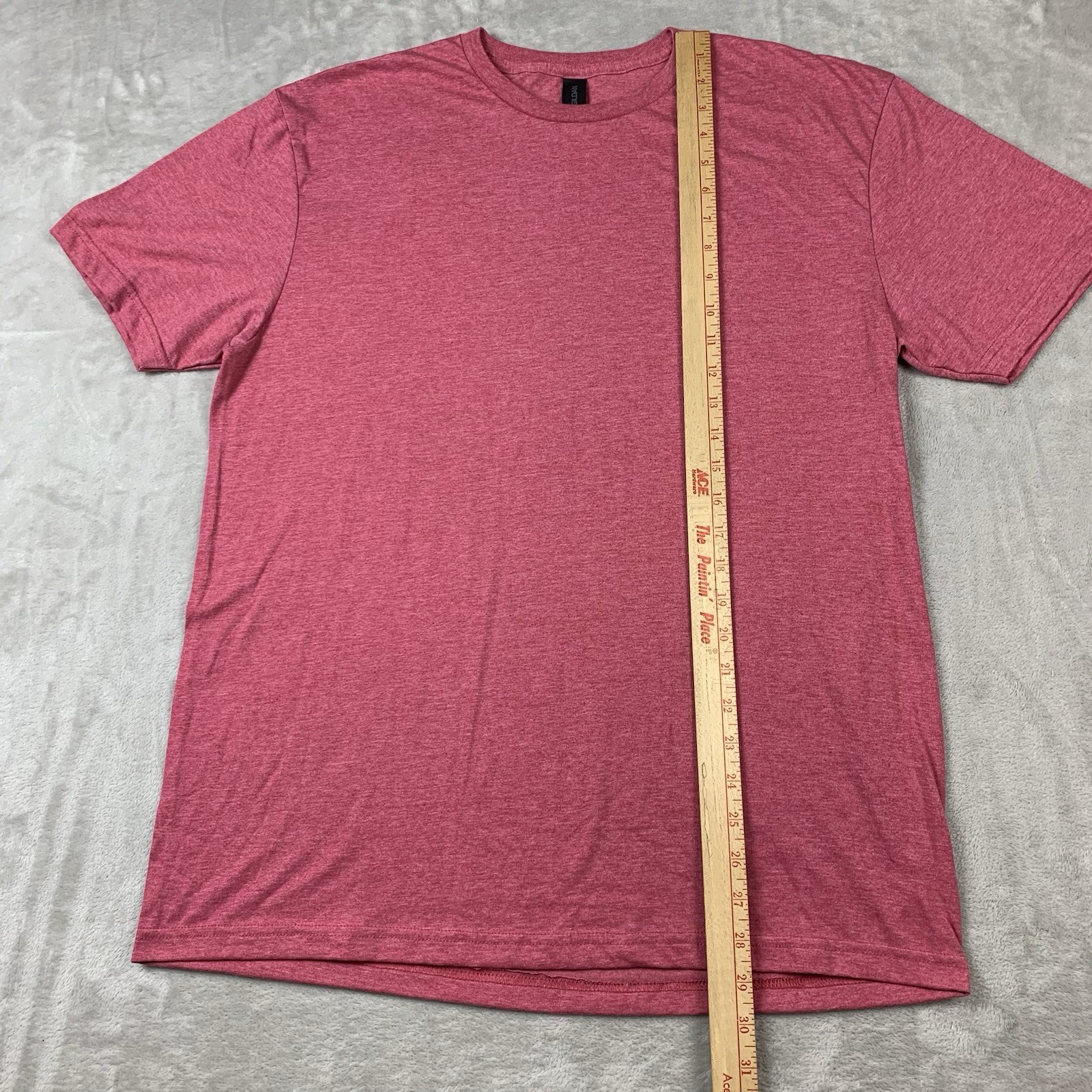 Gildan Soft Style T-Shirt Mens Large Red Short Sleeve Polyester Bamboo Casual