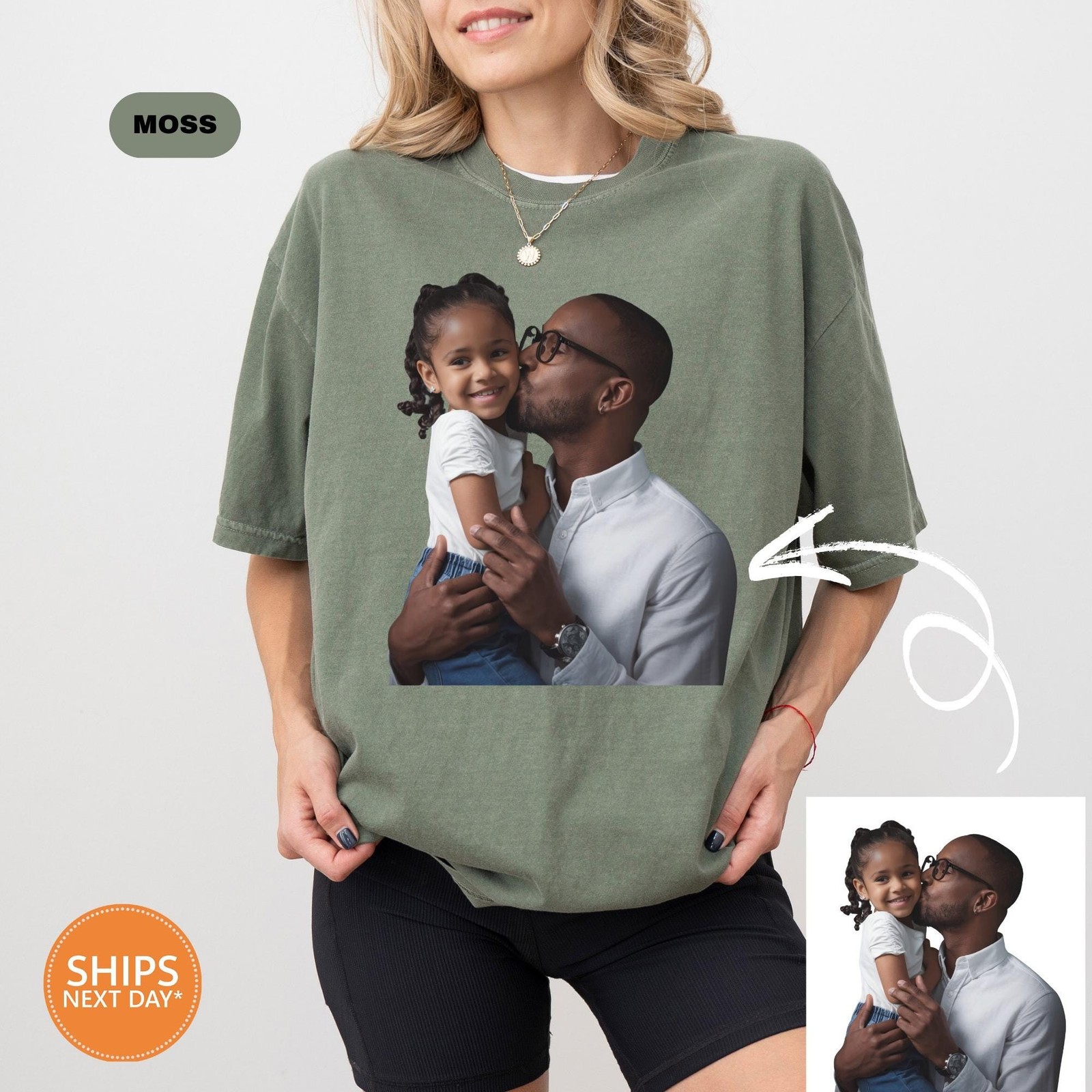 Custom Shirt With Photo Comfort Colors Custom Photo Shirt Family Photo Shirt