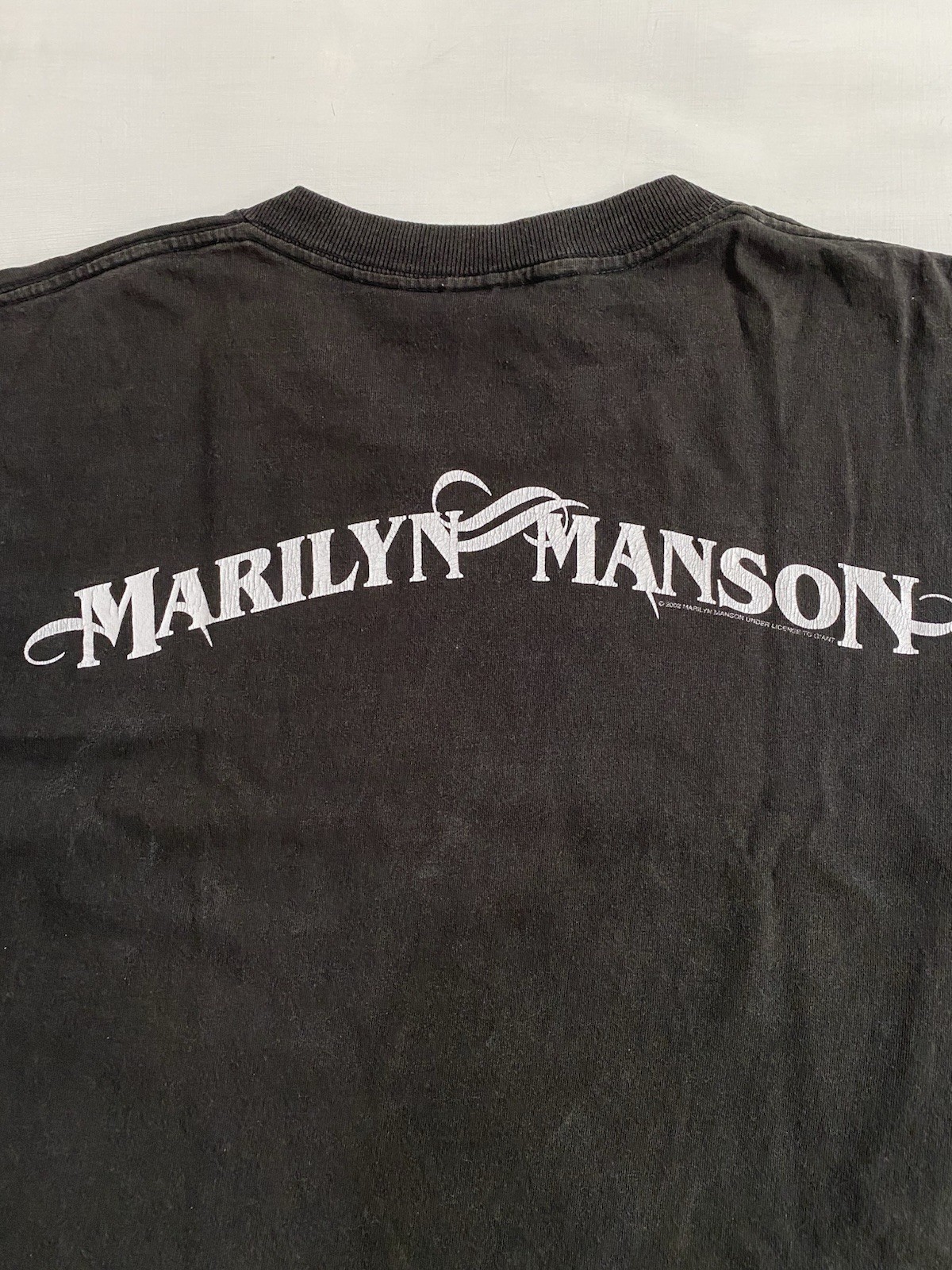 2002 Marilyn Manson The Golden Age Of Grotesque Long Sleeve Vintage T-Shirt | S