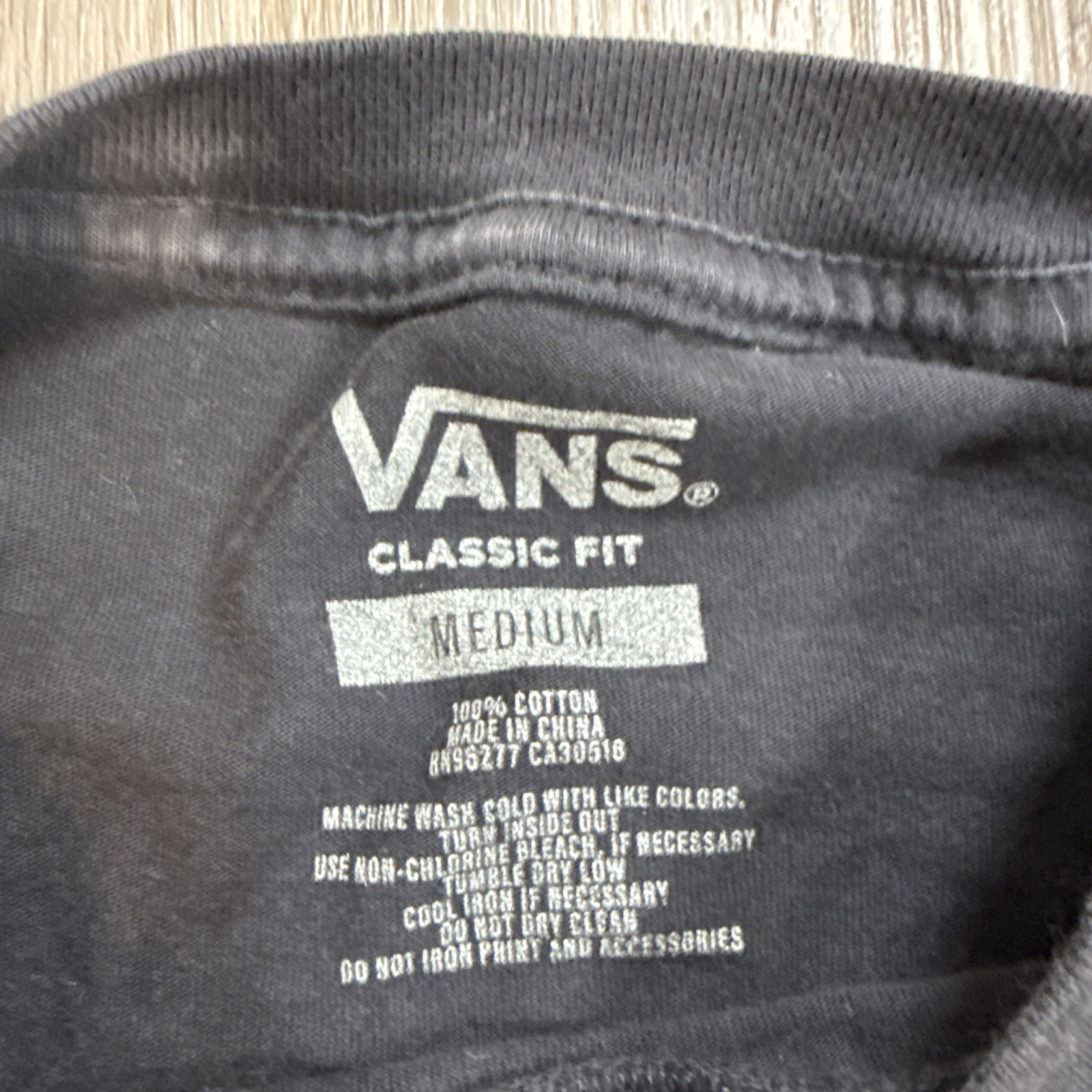 VANS Official Experimental Recipe Of The Debris 66 Tri-Color T-Shirt Size M