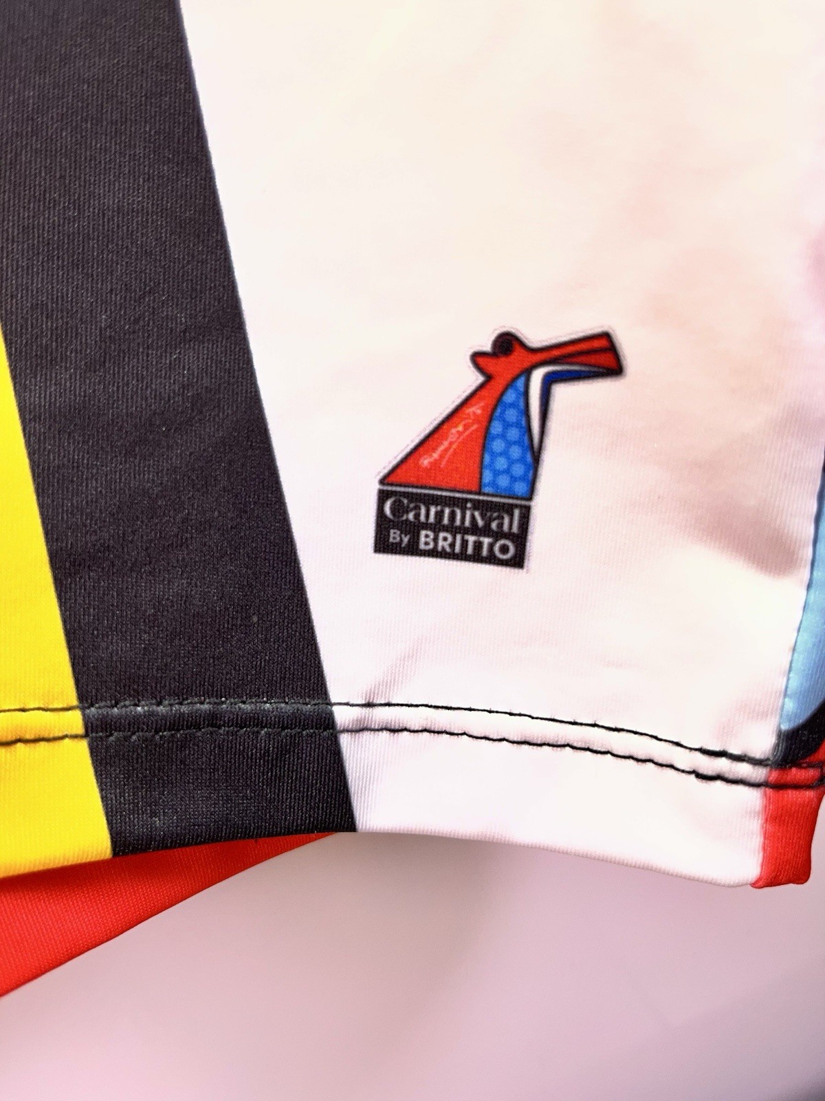 Carnival By Britto Multicolored Men’s Shirt Size L Colorful Artistic Design