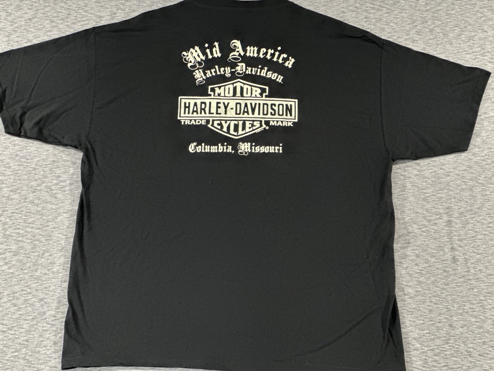 Harley Davidson 1941 WLA Mid America Shirt 2XL Black NWT 2008
