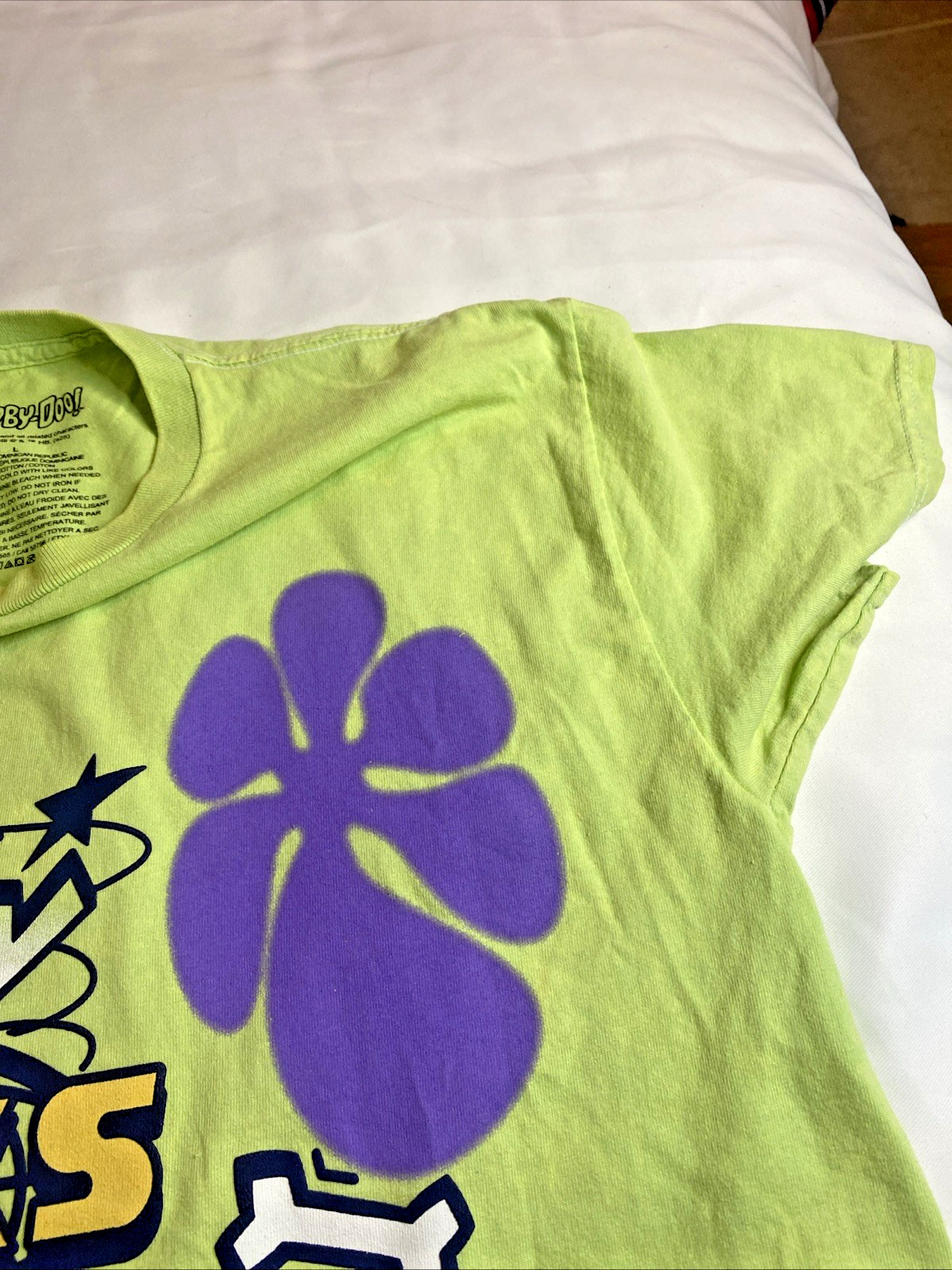 Womens-LARGE-Scooby Doo Scooby Snacks Mystery Inc. T Shirt-Retro-Y2k-Cartoon