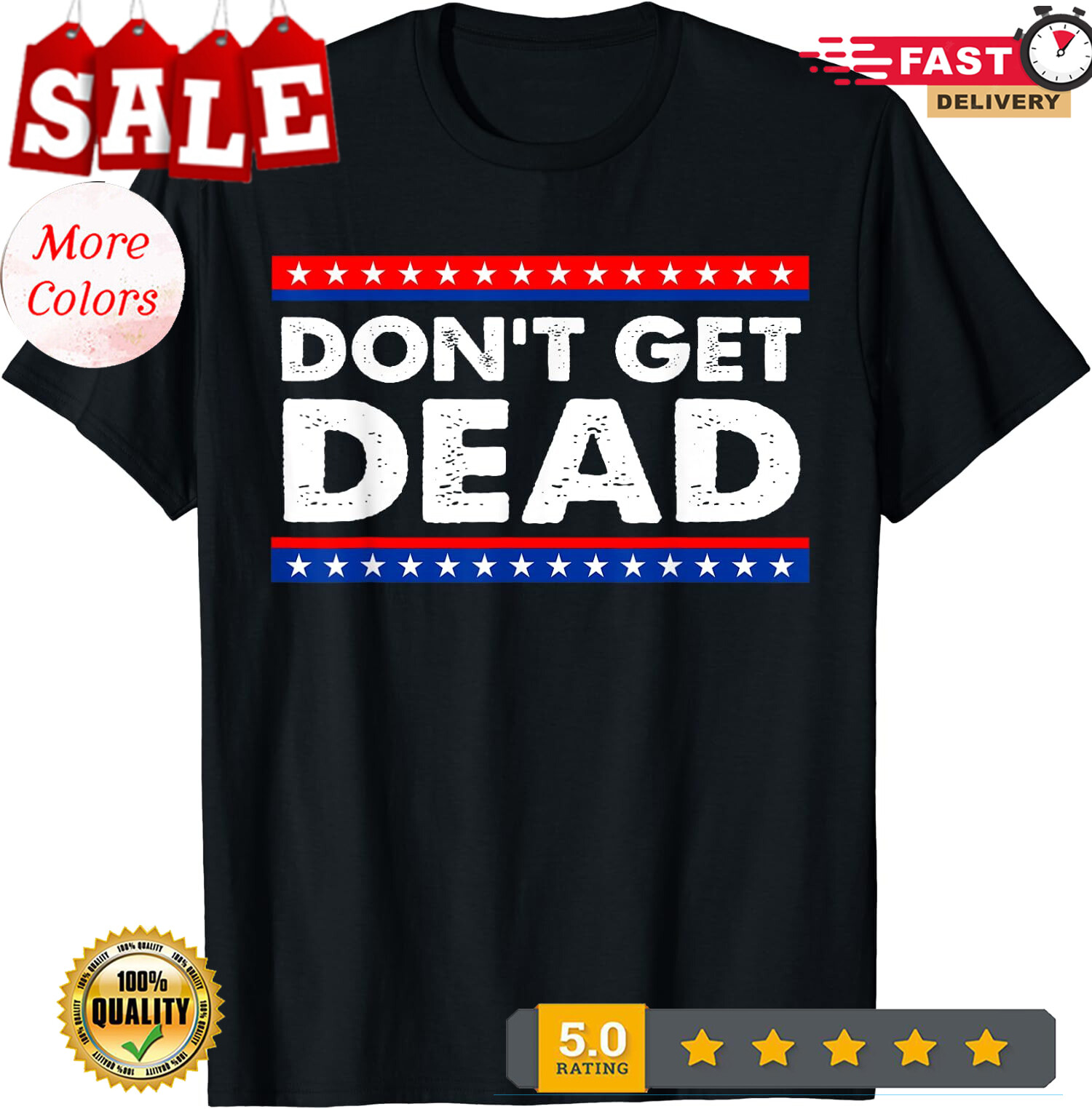 2025/Don’t Get Dead Cool USA Gift Unisex T-Shirt