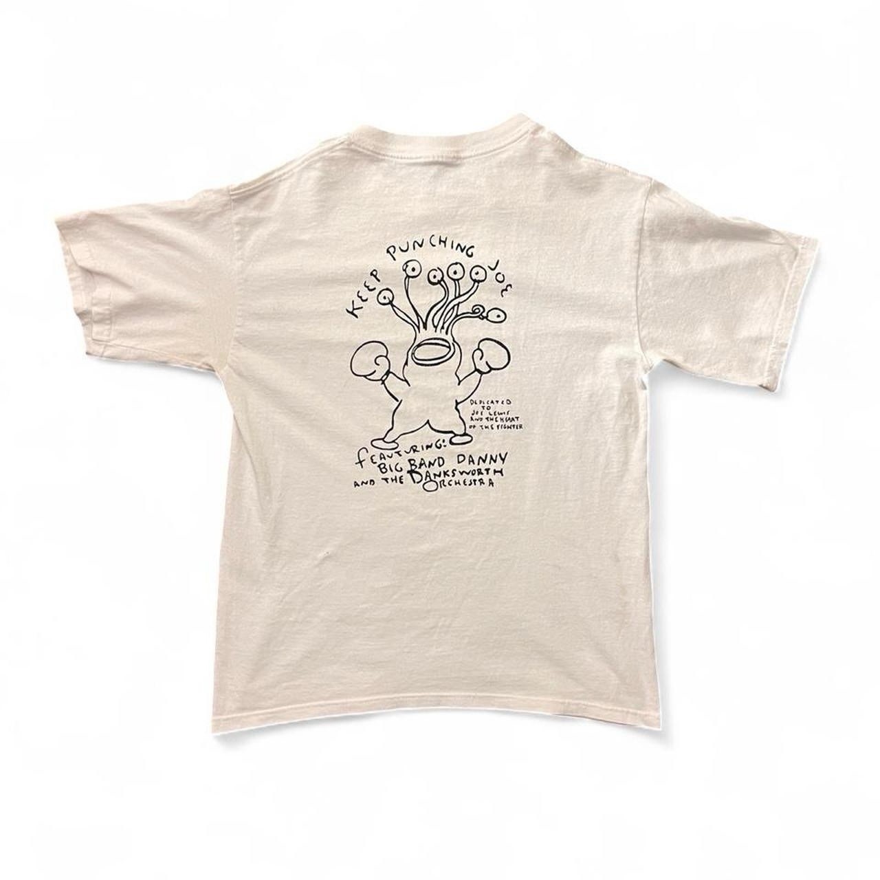 00s – RARE Daniel Johnston HI, HOW ARE YOU Double-sided white tee SIZE S