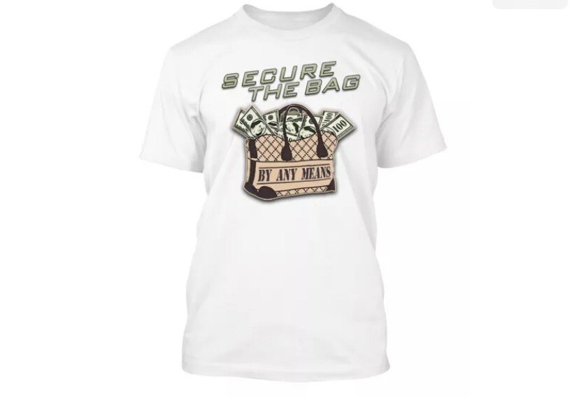 Secure the Bag Tee Shirt to Match Air Jordan 10 Duck Camo Pro Club T Shirt