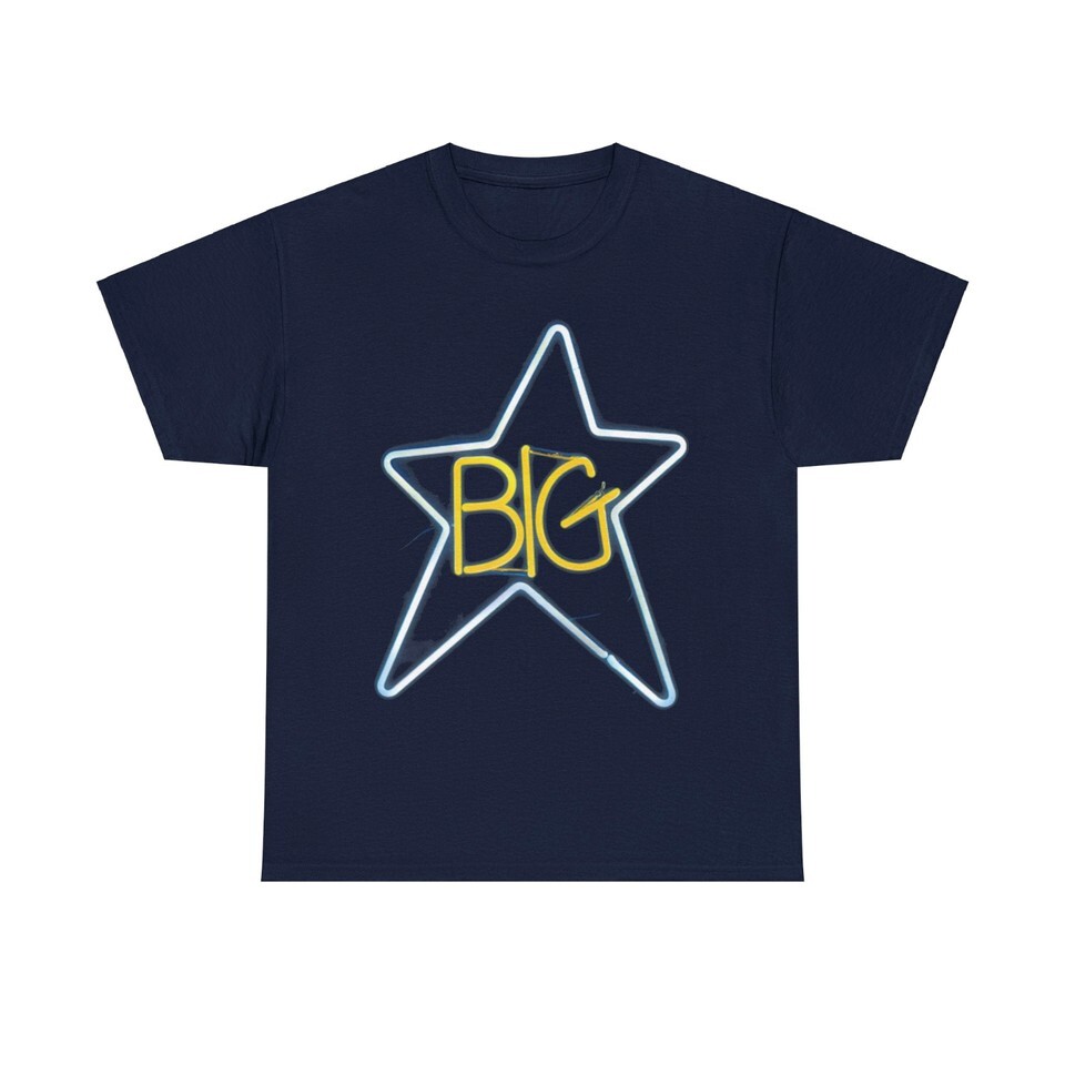 Big Star Band Lighting Basic Logo T Shirt Full Size S-5XL