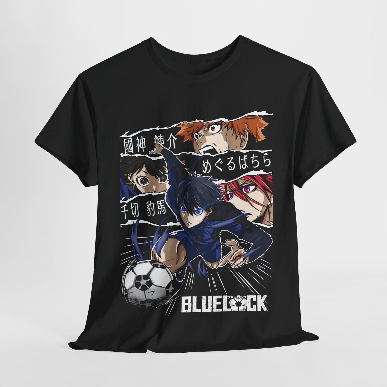 Blue lock T-shirt Kunigami Rin Itoshi Barou Shouei Meguru Bachira Shirt All Size