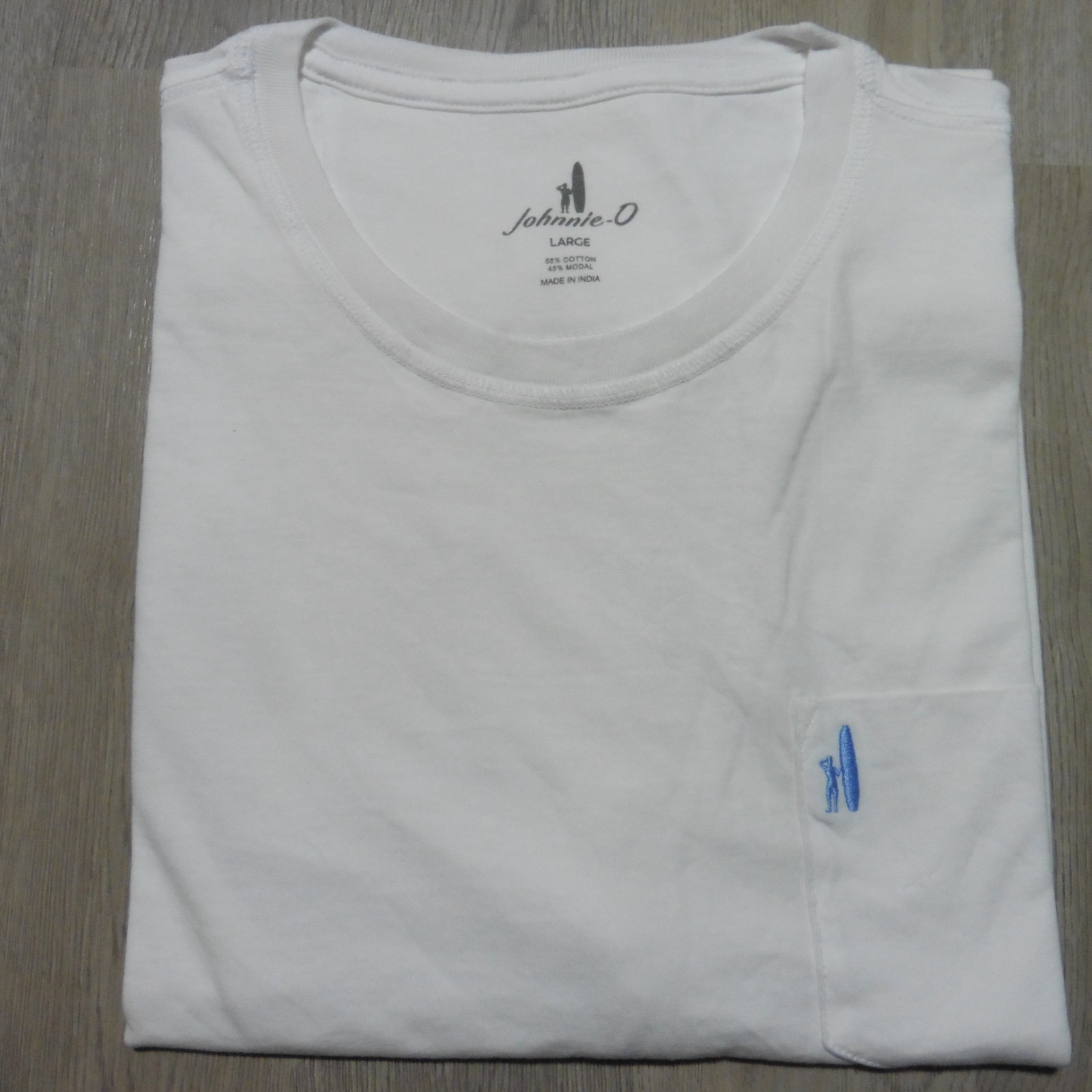 JOHNNIE-O Mens L XL T SHIRT DALE 2.0 SHORT SLEEVE GOLF TEE NAVY MALIBLU BANDANA