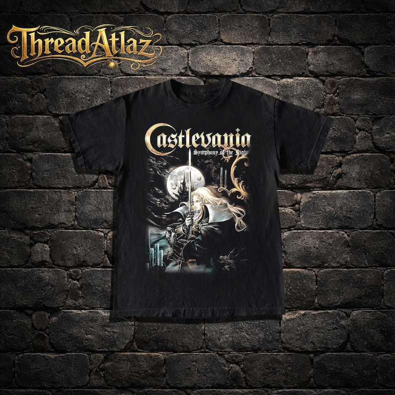 Alucard Castlevania Symphony Of The Night | Graphic T-Shirt | Vintage Gamer Shir