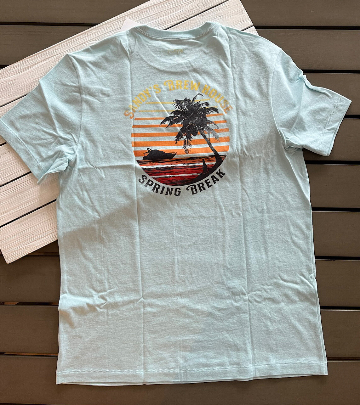 J. Crew Factory Men’s “Spring Break” Graphic T Shirt