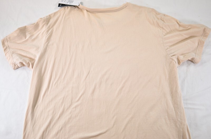 men’s Original Use size XL T-shirt pull-on short sleeve tan 100% cotton