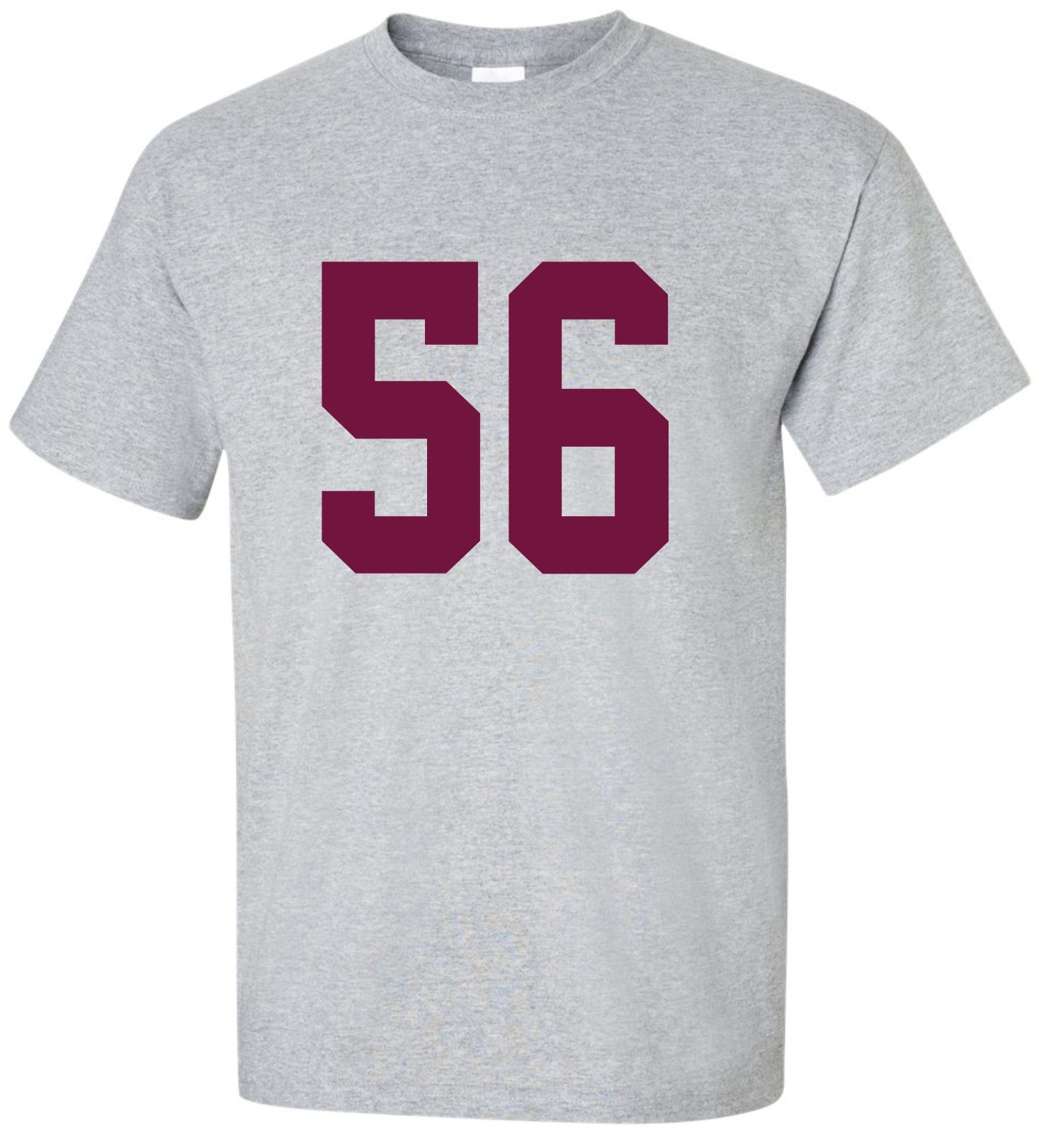 Custom “ANY Number” T-Shirt 1 Color # football hockey lacrosse basketball league