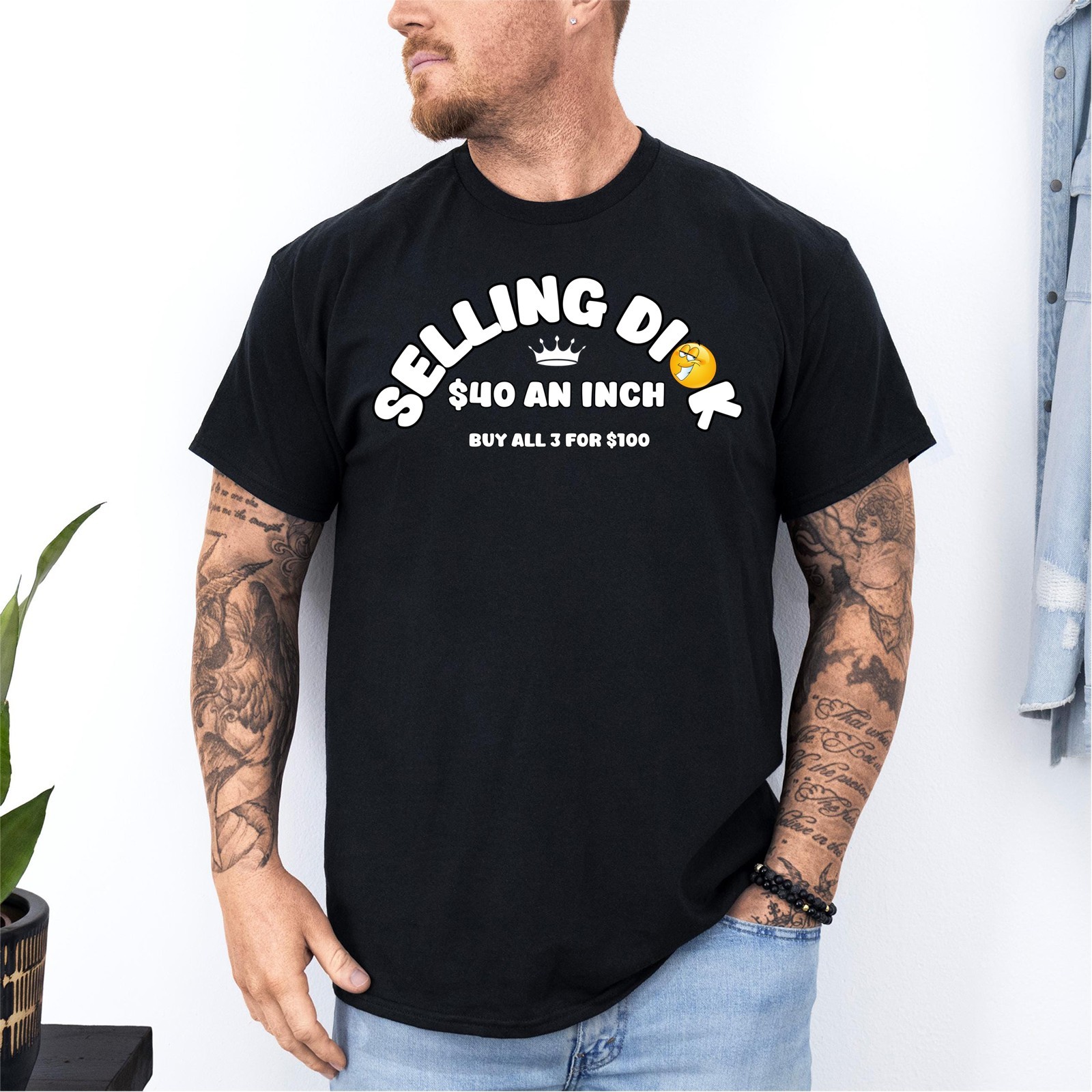 Selling Dick Funny Adult Meme Humor Men T-Shirt