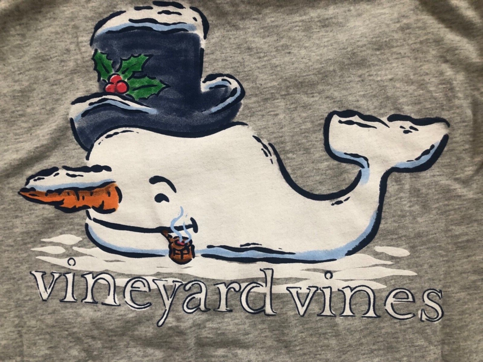 NWT Men’s Vineyard Vines LS Watercolor Snowman T-Shirt S, M, L Retail $49.50