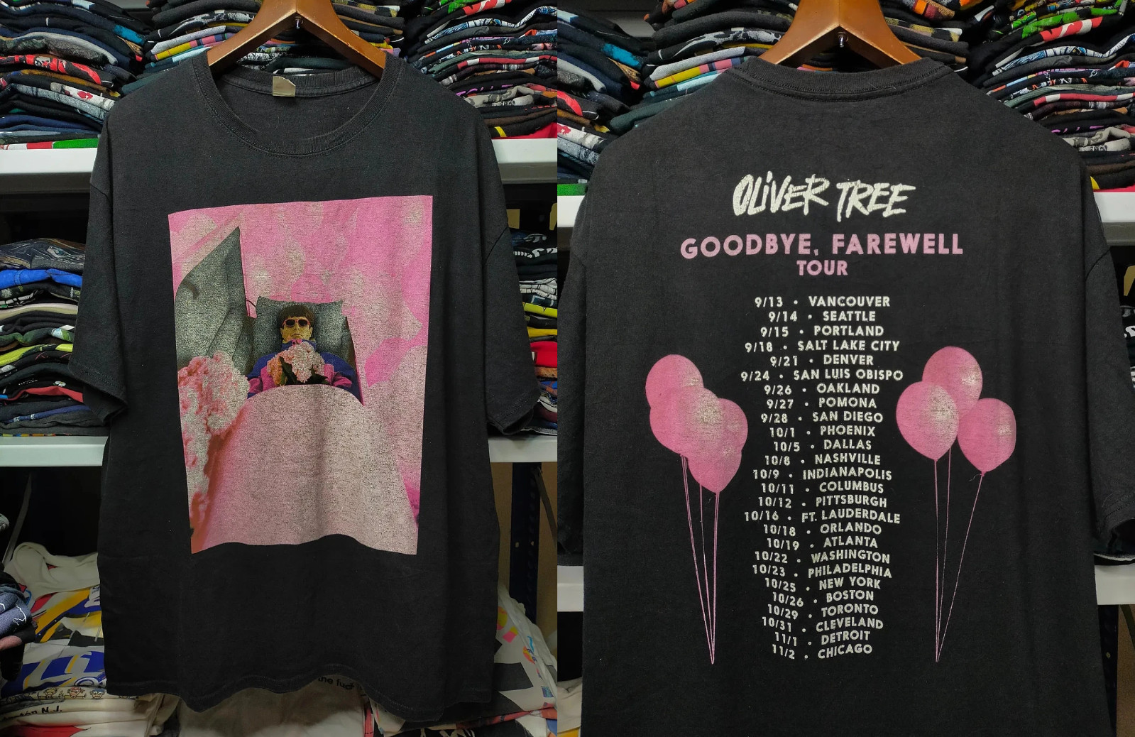 Oliver Tree Goodbye Farewell Tour Double Sided Shirt