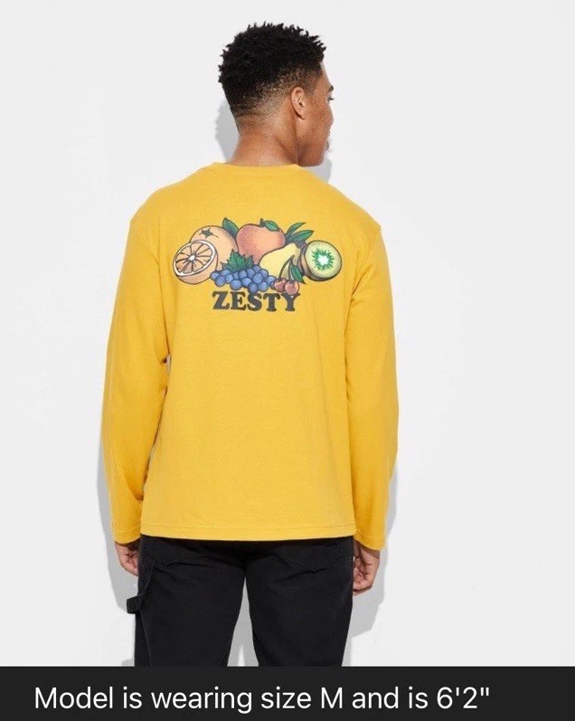 Original use drop shoulder zesty beeswax yellow ￼size Medium Men