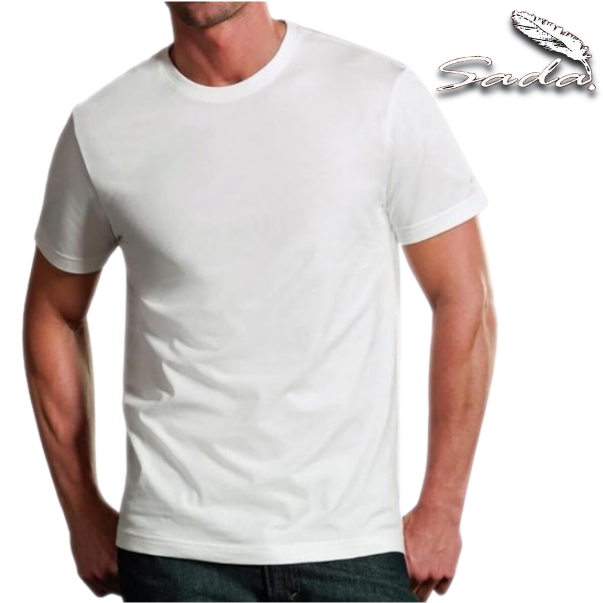 Sada Crew-neck T-shirt Short-sleeve (1-Dozen/ 12pc)