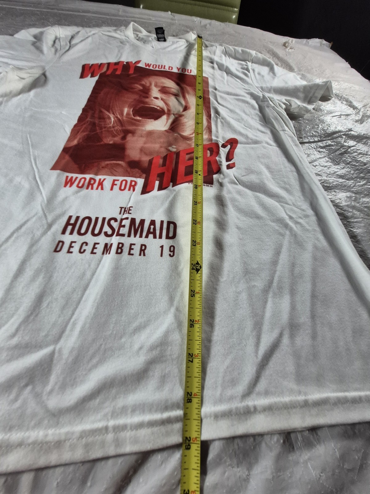 The Housemaid Cinemark Exclusive Amanda Seyfried Movie Promo White TShirt Medium