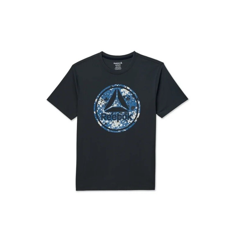 Reebok Men’s Delta Triangle Logo Graphic T-Shirt Crew Neck Tee #4 (SM – 3X)