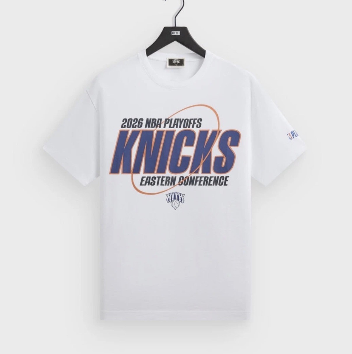 Kith X Knicks 2026 Eastern Conference Finals NBA Playoffs Tee White Large
