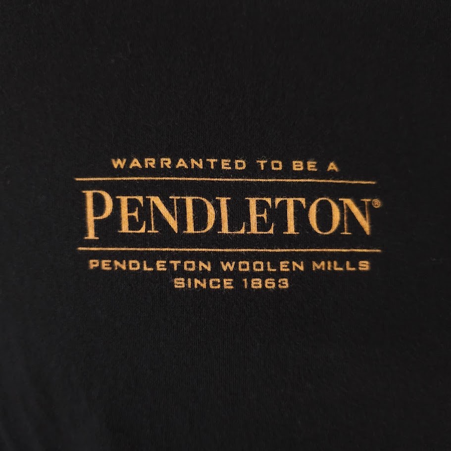 Pendleton T Shirt Mens Size Medium Black Aztec Southwestern