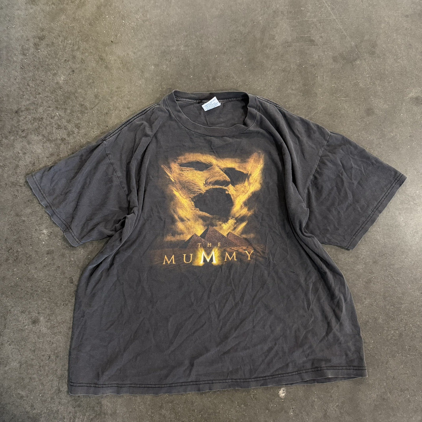 Vintage The Mummy Movie Promo 1999 Shirt XL RARE Horror Cult nice fade