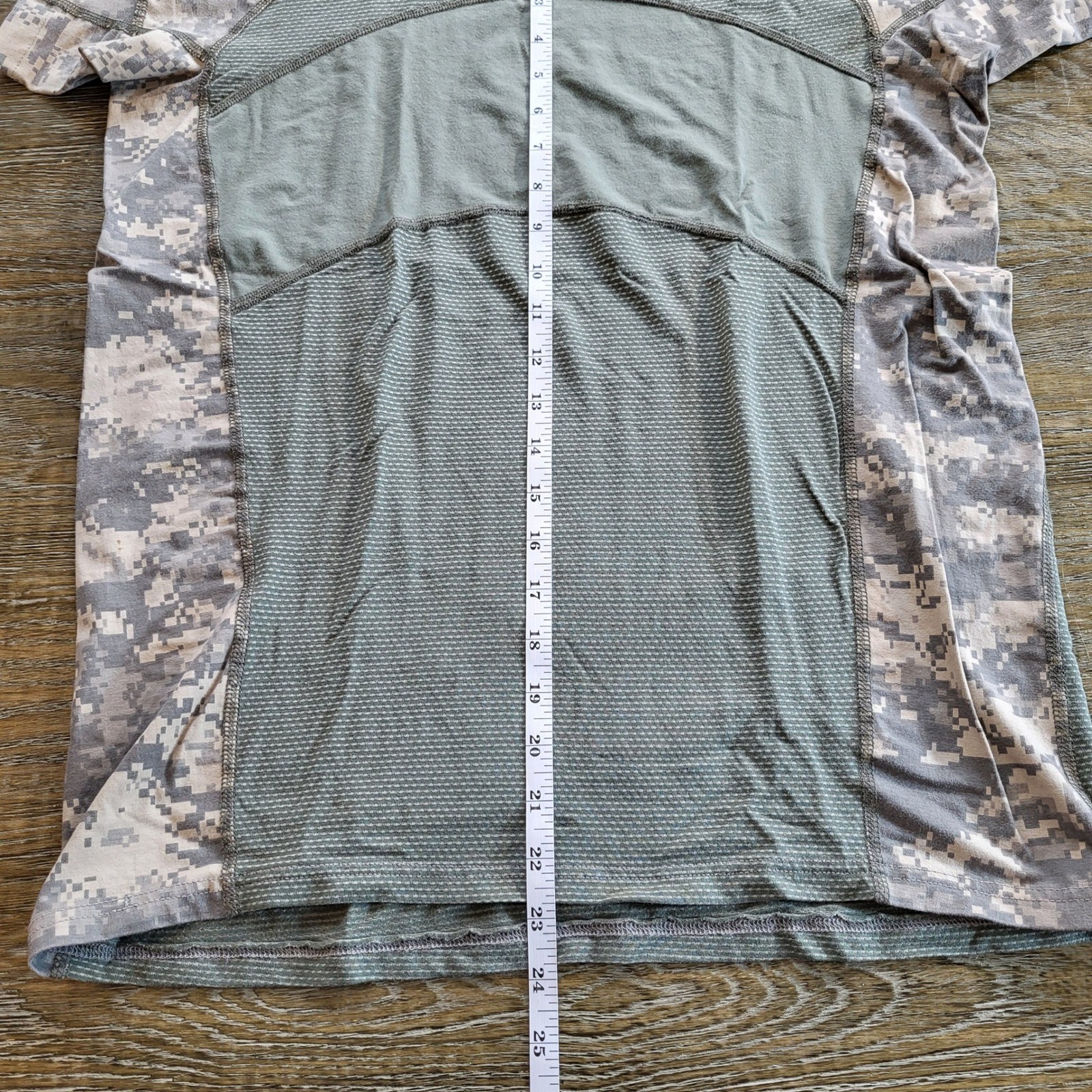 Massif Army Combat Shirt ACU Digital Camo Tactical Flame Resistant Mens Large