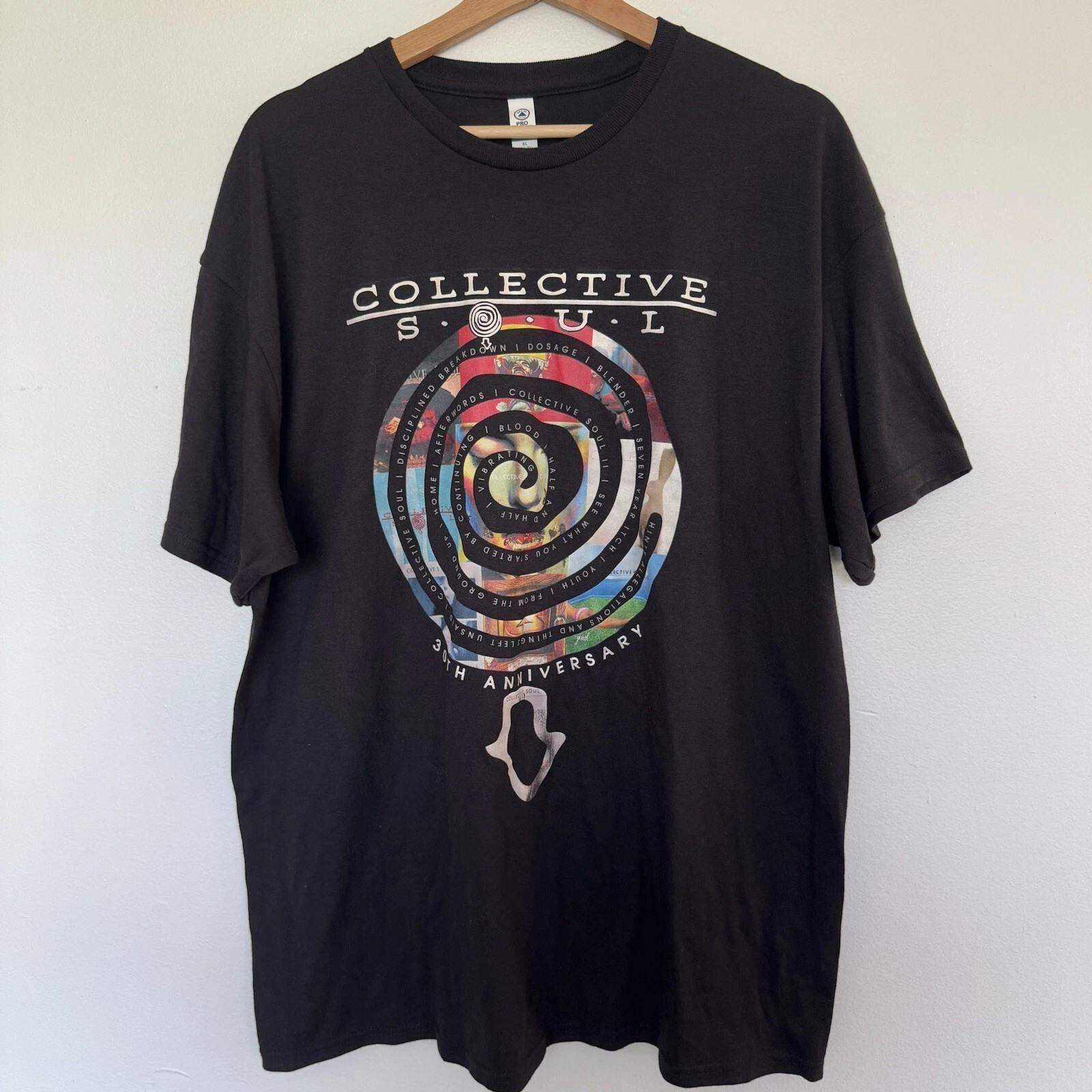30th Anniversary Collective Soul Band Black T Shirt Full Size S-5XL