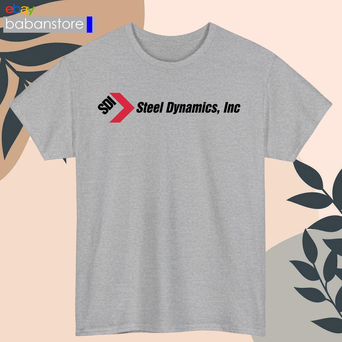Steel Dynamics Company Logo Black/White/Grey/Navy/Red/Light Blue T-Shirt S-5XL
