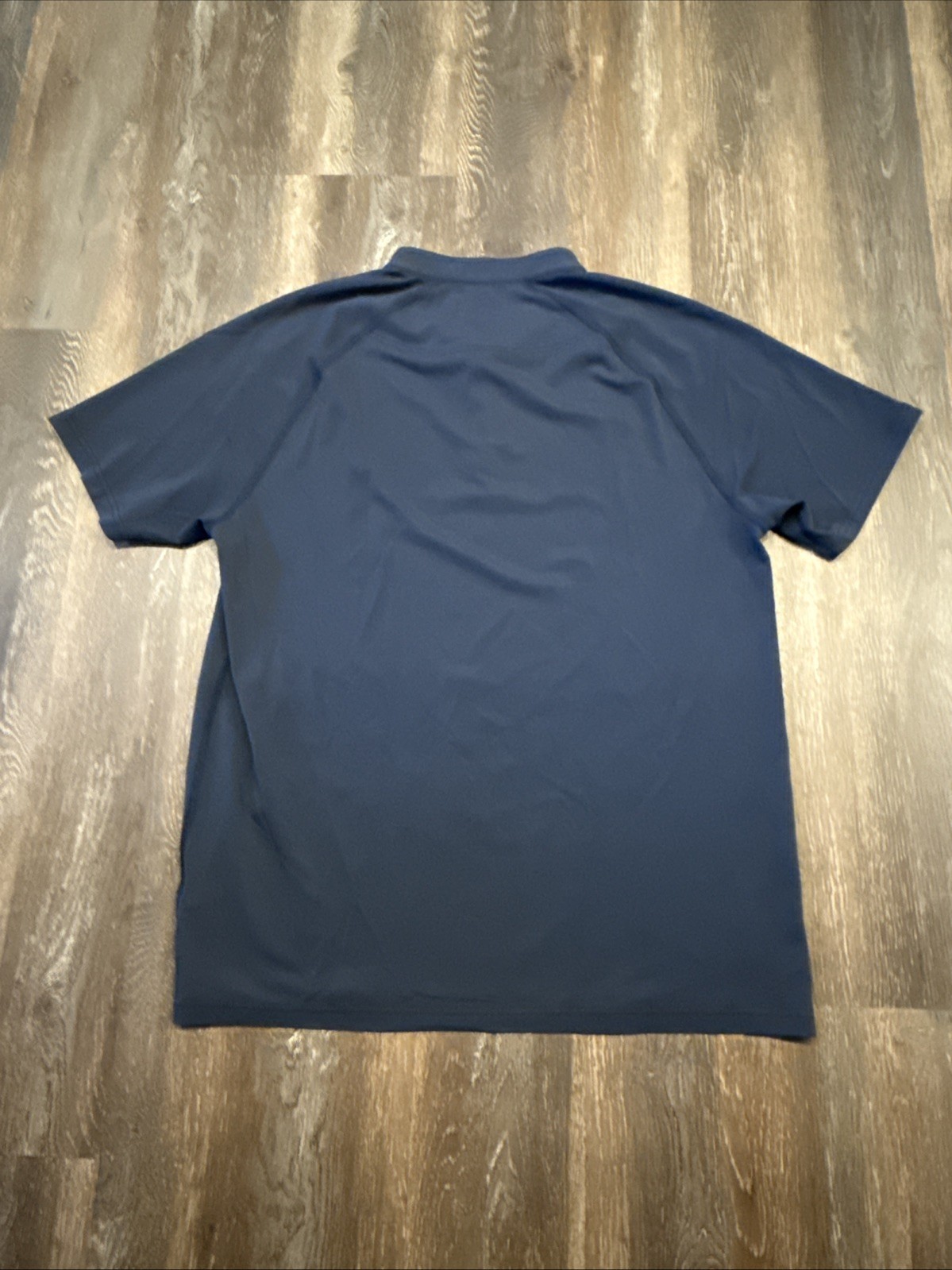 Rhone Shirt Men’s Large Blue 3 Button Crewneck Performance Stretch