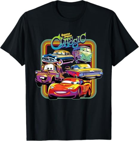 Disney Cars Radiator Springs Classic T-Shirt Size S – 5XL Gift For Friends