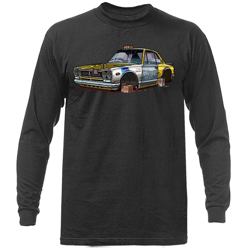Carro Desecho Imported Tuned Custom Sports Car Long Sleeve
