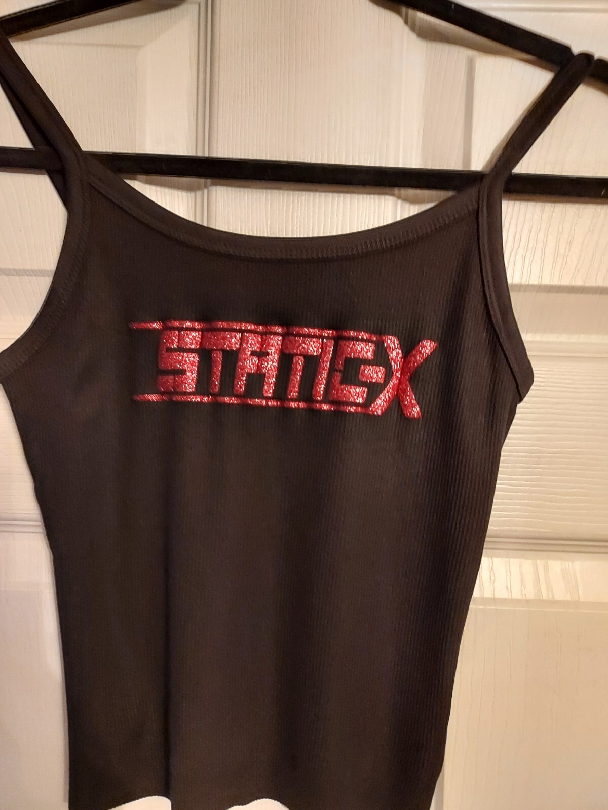 Static x crop top static x tank top static x shirt any size avail xs to xl