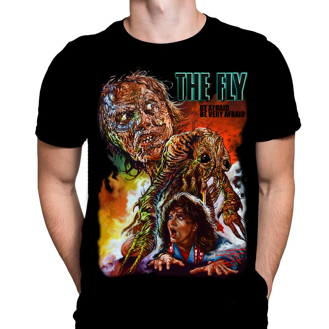 The Fly – Horror Movie Art by Rick Melton – T-Shirt