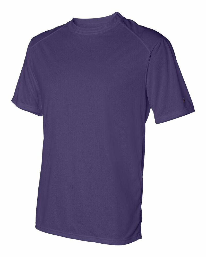Badger Sport Adult Unisex B-Core 4120 Size Small Purple SS Performance Shirt New