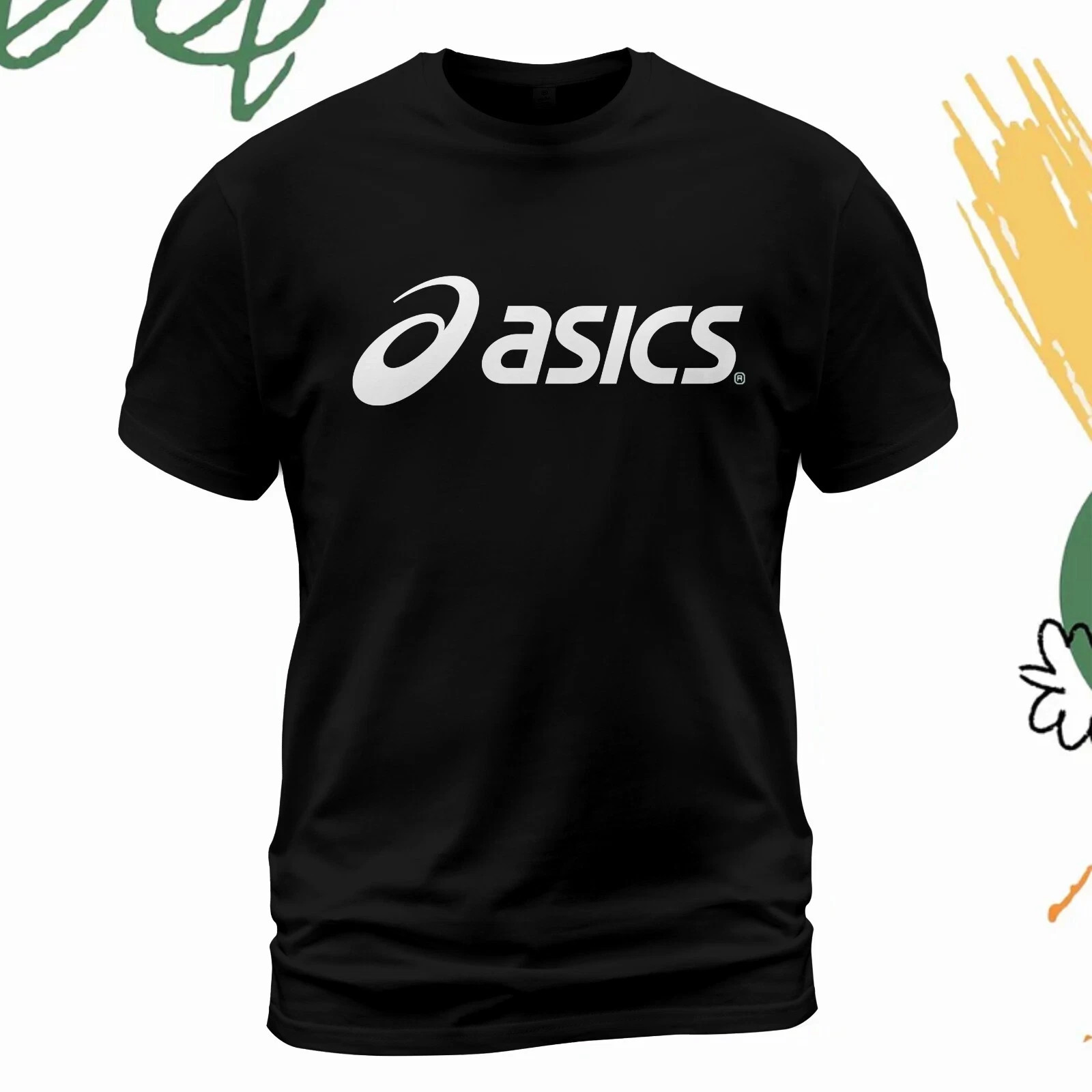New Asics Logo T-Shirt Funny Size S-5XL Made in USA
