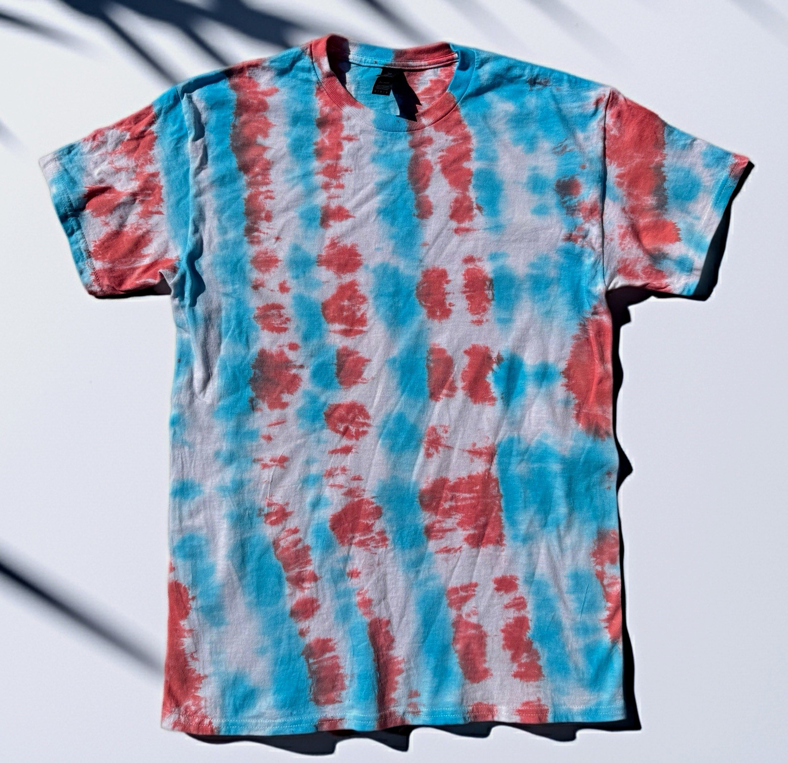 Gildan Heavy Cotton Men’s Tie-Dye Crew Neck Short Sleeve Jersey T-Shirt M