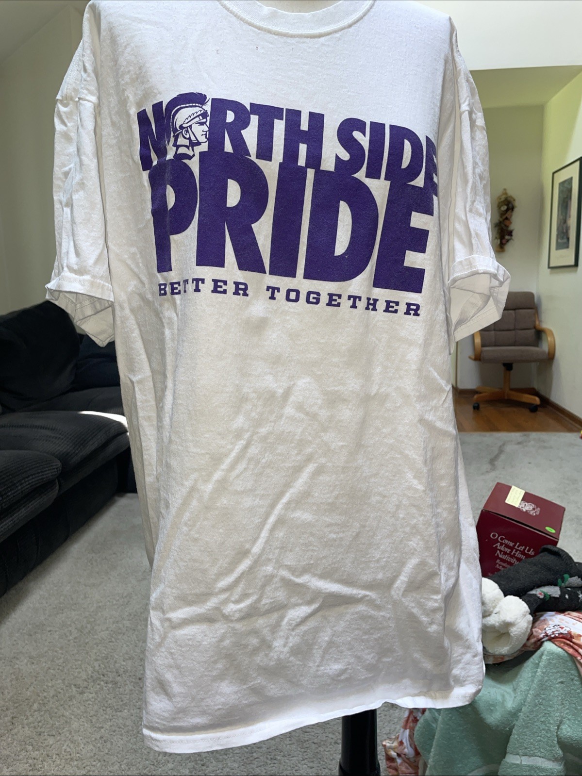 Port and Company North Side Pride White Short Sleeve T Shirt Size XL