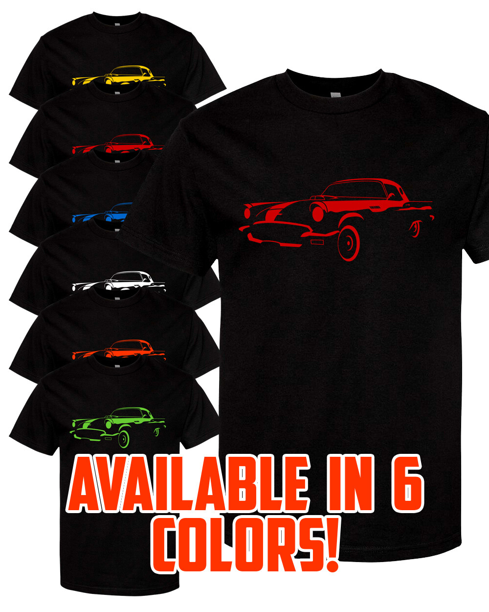 1957 FORD THUNDERBIRD T-Shirt Multi Colors S-XL FREE S&H! Ford Muscle Car