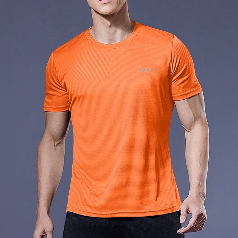 Mens Quick Dry Gym T Shirt Running Sports Lightweight Breathable Top